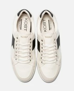 KOST Sneakers Toile Blanc Et Noir Vegan Made In France Homme -kost paris shop CHILL 7X 09 57e5