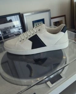 KOST Sneakers Toile Blanc Et Noir Vegan Made In France Homme -kost paris shop CHILL 7X 11 ecaa