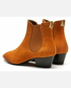 KOST Boots Croûte Velours Marron Femme -kost paris shop CLARA5 47 05 e85c