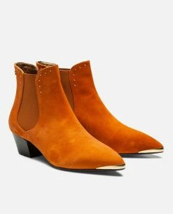 KOST Boots Croûte Velours Marron Femme -kost paris shop CLARA5 47 08 9e39
