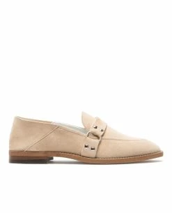 KOST Mules Croûte Velours Beige Femme