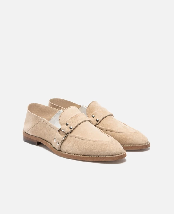 KOST Mules Croûte Velours Beige Femme 11 KOST Mules Croûte Velours Beige Femme – Image 9