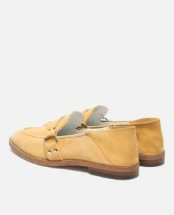 KOST Mules Croûte Velours Jaune Femme -kost paris shop COLEEN5 71 10 c5e6