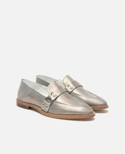 KOST Mules Cuir Tannage Végétal Doré Femme -kost paris shop COLEEN 21 12 8391