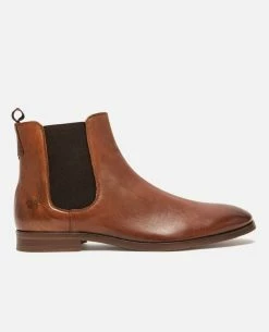 KOST Chelsea Boots Cuir Marron Homme -kost paris shop CONNOR39 47 07 1d46