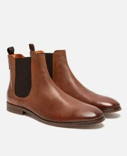 KOST Chelsea Boots Cuir Marron Homme -kost paris shop CONNOR39 47 08 3c00