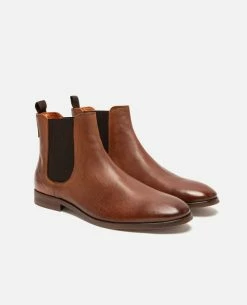 KOST Chelsea Boots Cuir Marron Homme -kost paris shop CONNOR39 47 12 207a