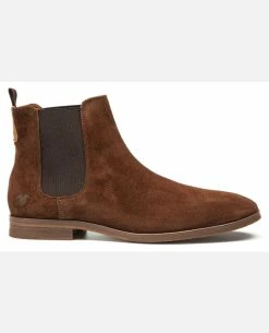 KOST Chelsea Boots Croûte Velours Marron Homme -kost paris shop CONNOR5 40 02 4ac0