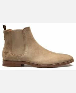 KOST Chelsea Boots Croûte Velours Marron Homme -kost paris shop CONNOR5 YK 02 5cb2