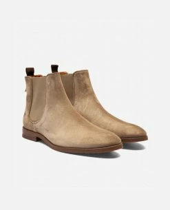 KOST Chelsea Boots Croûte Velours Marron Homme -kost paris shop CONNOR5 YK 12 fa8d