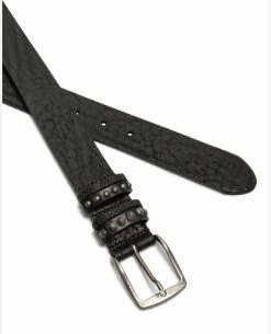 KOST Ceinture Made In France Cuir Tannage Végétal Noir -kost paris shop COSTELLO 02 04 9498