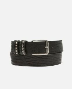 KOST Ceinture Made In France Cuir Tannage Végétal Noir -kost paris shop COSTELLO 02 07 1481