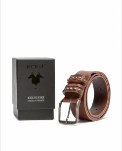 KOST Ceinture Made In France Cuir Tannage Végétal Marron 13 KOST Ceinture Made In France Cuir Tannage Végétal Marron -kost paris shop COSTELLO EK 05 1b50