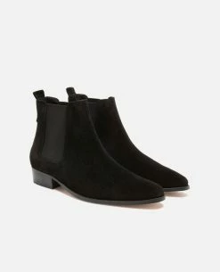 KOST Chelsea Boots à Talons Croûte Velours Noir Homme -kost paris shop DOUG5 02 12 047c
