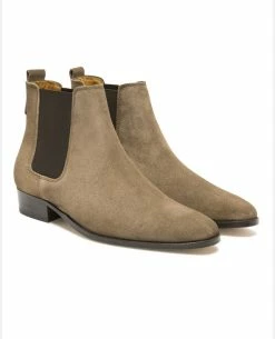 KOST Chelsea Boots à Talons Croûte Velours Taupe Homme 14 KOST Chelsea Boots à Talons Croûte Velours Taupe Homme -kost paris shop DOUG5 1B 03 c5ba