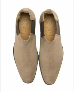 KOST Chelsea Boots à Talons Croûte Velours Taupe Homme 15 KOST Chelsea Boots à Talons Croûte Velours Taupe Homme -kost paris shop DOUG5 1B 04 7767