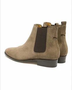 KOST Chelsea Boots à Talons Croûte Velours Taupe Homme 16 KOST Chelsea Boots à Talons Croûte Velours Taupe Homme -kost paris shop DOUG5 1B 05 76b4