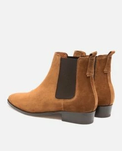 KOST Chelsea Boots à Talons Croûte Velours Marron Homme 21 KOST Chelsea Boots à Talons Croûte Velours Marron Homme -kost paris shop DOUG5 47 10 363e