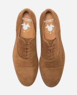 KOST Richelieu Croûte Velours Marron Homme -kost paris shop EASY5 47 09 3137