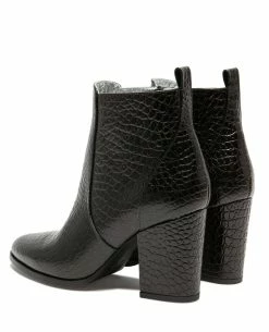 KOST Bottines à Talons Cuir Effet Croco Femme -kost paris shop ELSAC 1S 05 9907