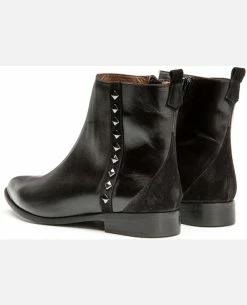 KOST Boots Croûte Velours Noir Femme -kost paris shop ESPIEGLE1 02 05 c846