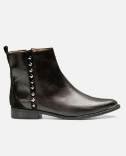 KOST Boots Croûte Velours Noir Femme -kost paris shop ESPIEGLE1 02 07 47b8