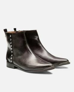 KOST Boots Croûte Velours Noir Femme -kost paris shop ESPIEGLE1 02 08 9aa7