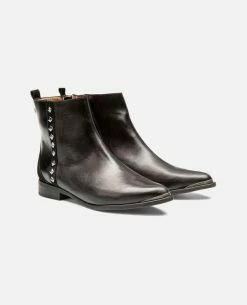 KOST Boots Croûte Velours Noir Femme -kost paris shop ESPIEGLE1 02 12 83d8