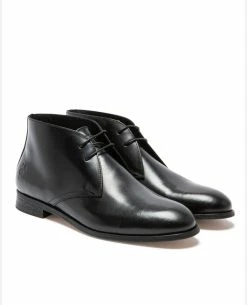 KOST Chukka Boots Cuir Noir Homme -kost paris shop GALLANT2 02 03 2068