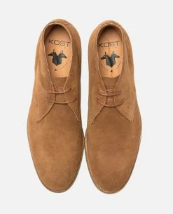 KOST Chukka Boots Croûte Velours Cognac Homme -kost paris shop GALLANT5 47 09 79ce