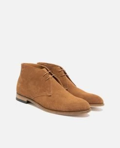 KOST Chukka Boots Croûte Velours Cognac Homme -kost paris shop GALLANT5 47 12 1287
