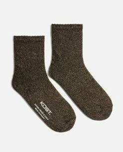 KOST Chaussettes à Paillettes Made In France Coton Femme