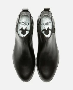 KOST Chelsea Boots Cuir Noir Femme