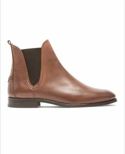 KOST Chelsea Boots Cuir Marron Femme