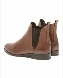 KOST Chelsea Boots Cuir Marron Femme -kost paris shop HARPER73 07 05 755a