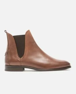 KOST Chelsea Boots Cuir Marron Femme -kost paris shop HARPER73 07 07 a89a