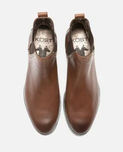 KOST Chelsea Boots Cuir Marron Femme -kost paris shop HARPER73 07 09 36f0