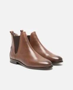 KOST Chelsea Boots Cuir Marron Femme -kost paris shop HARPER73 07 12 70be