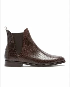 KOST Chelsea Boots Cuir Tannage Végétal Marron Femme