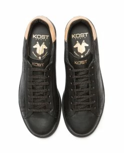 KOST Sneakers Cuir Tannage Végétal Noir Homme -kost paris shop HOMERUN2BVGT 02 04 6b5a