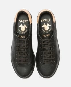 KOST Sneakers Cuir Tannage Végétal Noir Homme -kost paris shop HOMERUN2BVGT 02 09 4d55
