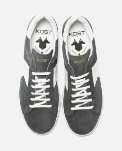 KOST Sneakers Croûte Velours Gris Mixte -kost paris shop HOMERUNL5 NO 09 aa97