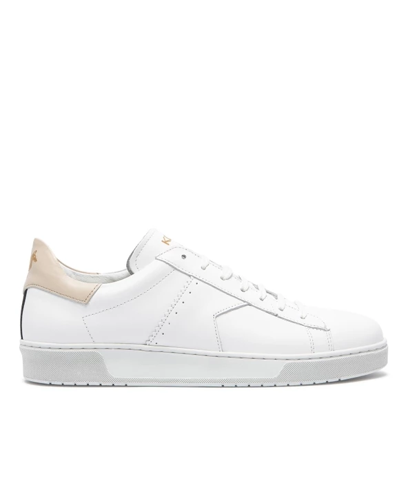 KOST Sneakers Éco-Responsable Blanches Cuir Homme 3 KOST Sneakers Éco-Responsable Blanches Cuir Homme
