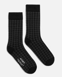 KOST Chaussettes Made In France Coton Bio Noir Et Gris Homme 12 KOST Chaussettes Made In France Coton Bio Noir Et Gris Homme -kost paris shop HOUNDSTOOTH JZ 07 b31c