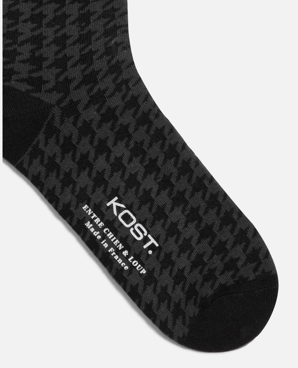 KOST Chaussettes Made In France Coton Bio Noir Et Gris Homme 7 KOST Chaussettes Made In France Coton Bio Noir Et Gris Homme – Image 5