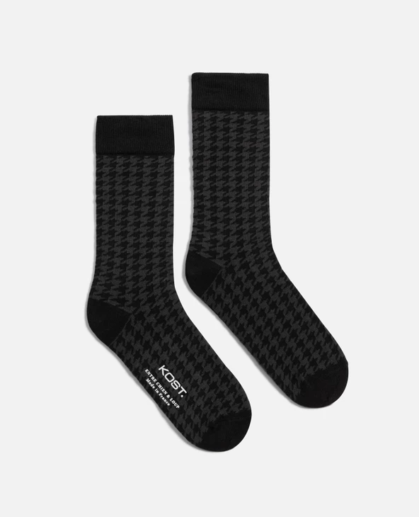 KOST Chaussettes Made In France Coton Bio Noir Et Gris Homme 9 KOST Chaussettes Made In France Coton Bio Noir Et Gris Homme – Image 7