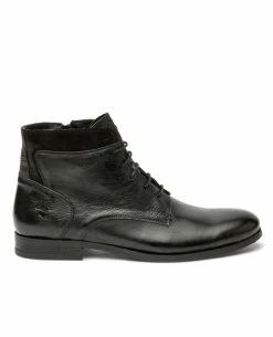 KOST Boots Cuir à Lacets Noir Homme -kost paris shop HOWARD35 02 02 7d12