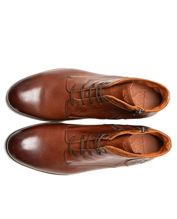 KOST Boots Cuir à Lacets Marron Homme 11 KOST Boots Cuir à Lacets Marron Homme – Image 9