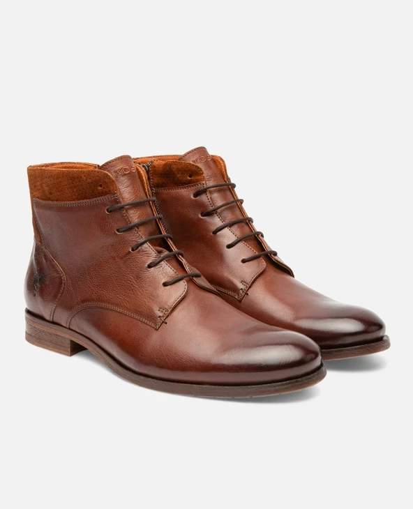 KOST Boots Cuir à Lacets Marron Homme 7 KOST Boots Cuir à Lacets Marron Homme – Image 5