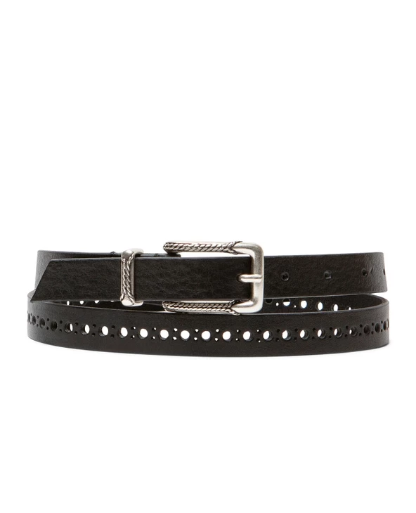 KOST Ceinture Femme Made In France Cuir Tannage Végétal Noir 8 KOST Ceinture Femme Made In France Cuir Tannage Végétal Noir – Image 6